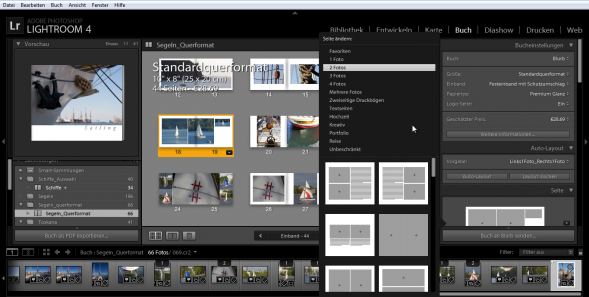 Lightroom Fotobuch