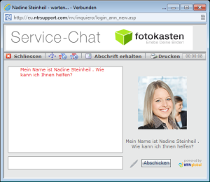 supportchat Fotokasten