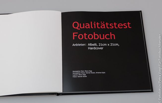 Albelli Fotobuch Ergebnis