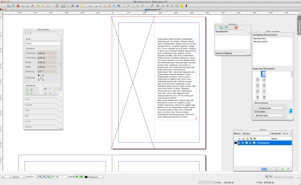 Anbietersoftware vs Layoutprogramm Scribus