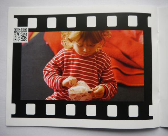 CEWE Video Fotobuch Ergebnis QR Code