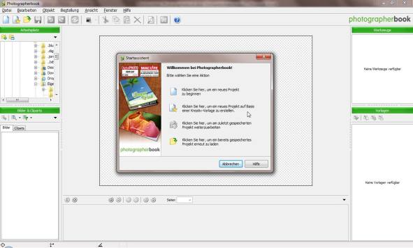 Gestaltung Photographerbook Software