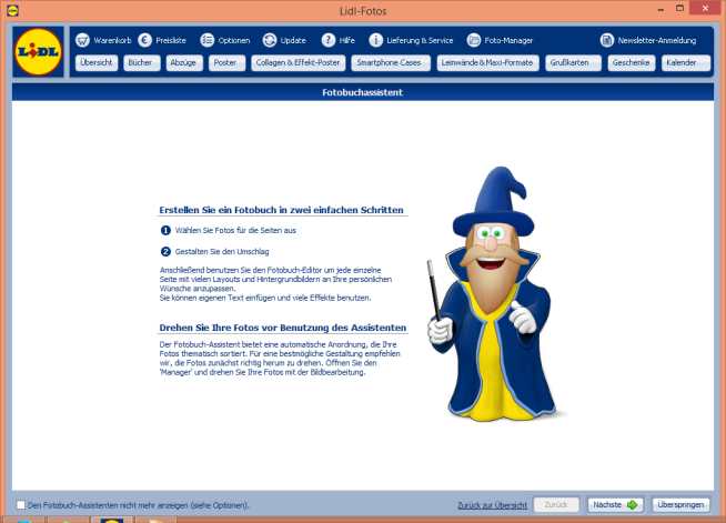 Lidl Fotobuch Assistent