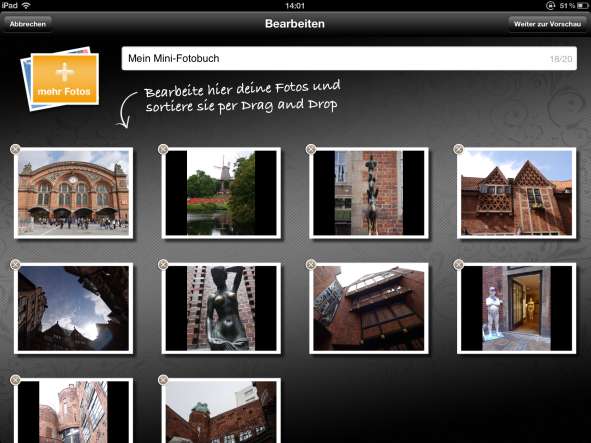 Minifotobücher Clixxie Screenshot