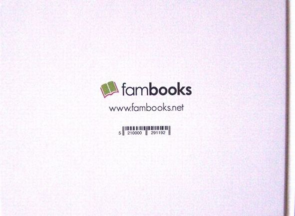 Rueckcover Fambooks Fotobuch mit Logo