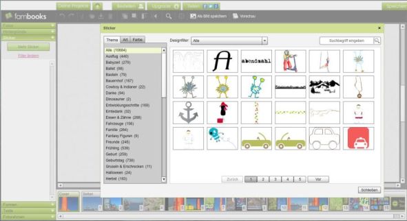 Sticker für Fotobücher Fambooks
