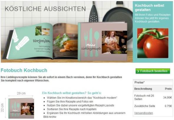Themenbuch Photobox Kochbuch