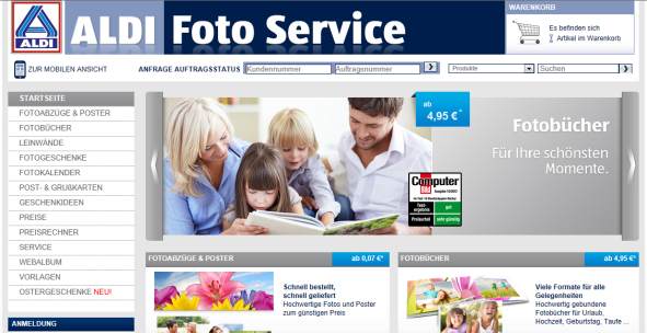 aldi homepage Foto