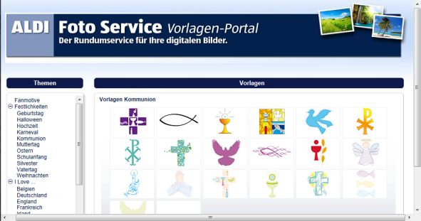 aldi vorlagenportal