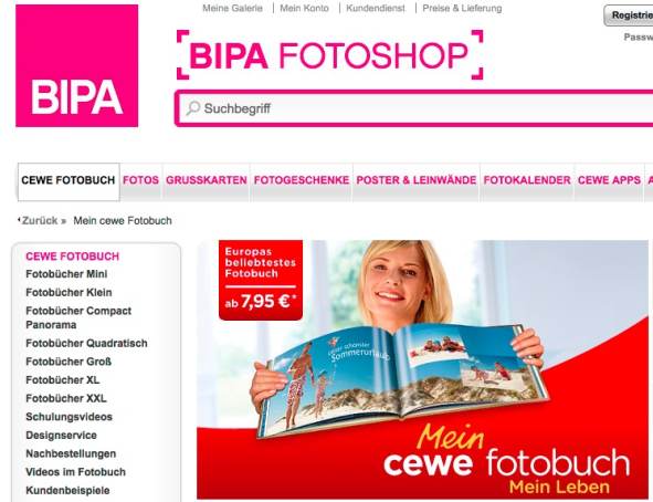 Österreich CEWE Fotobuch