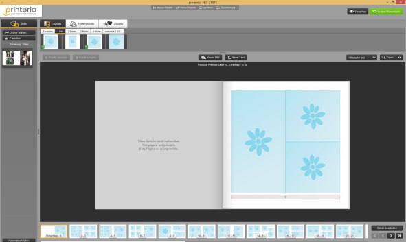 printeria Fotobuch Editor