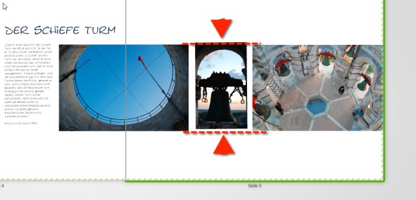 Schlusskorrekturen Ausrichtung Bilder