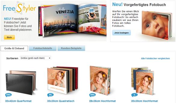 snapfish Fotobuch Überblick